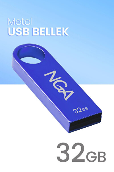 Nazalya 32GB Usb Bellek Metal Gövde Güvenli USB Memory - Flash Drive