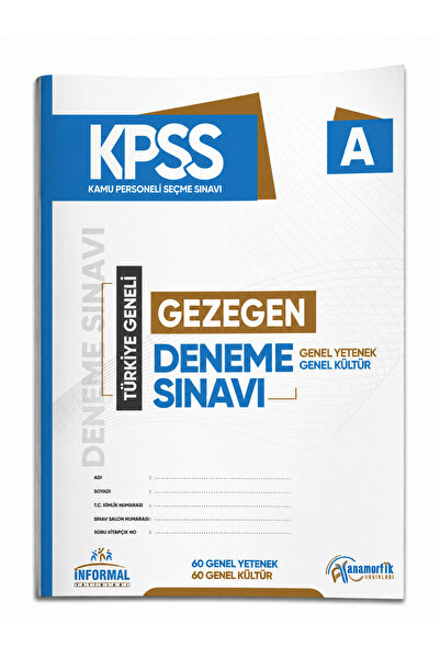 Karakutu Yayınları 2026 KPSS Türkiye Geneli Deneme Lisans - Önlisans - Ortaöğ...