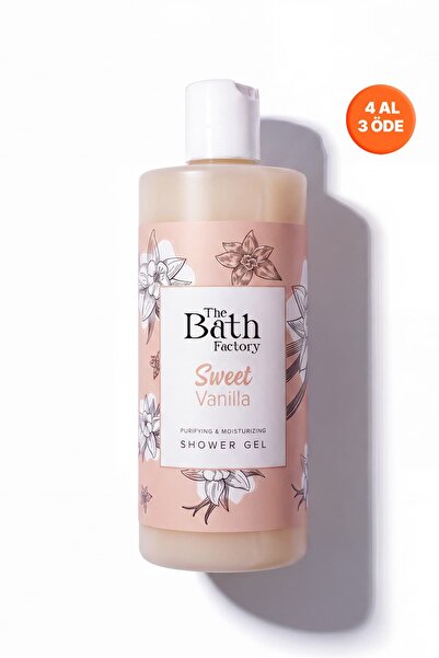 THE BATH FACTORY Nemlendirici ve Besleyici Sweet Vanilla Duş Jeli 400 ml