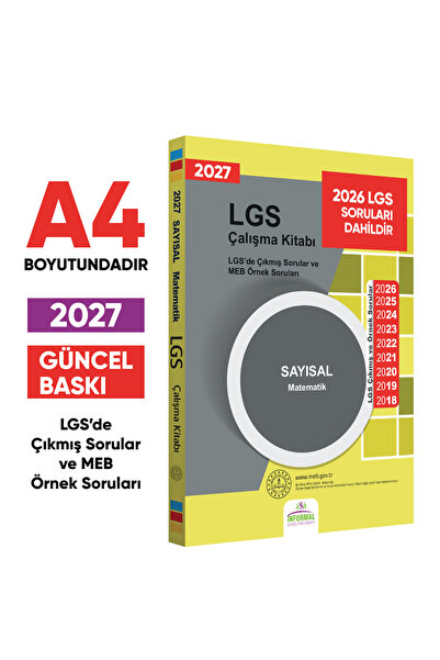 Karakutu Yayınları 2027 LGS 8.Sınıf Çıkmış ve MEB Örnek Soruları Matematik Sa...