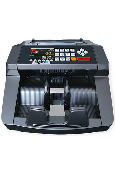 Sigma Sc7520b Karışık Para Sayma Makinesi - Tl - Euro - Usd - Türkçe Sesli Uy...