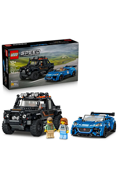 LEGO ®   Speed Champions Jaguar Project 7 ve Land Rover Defender 77264