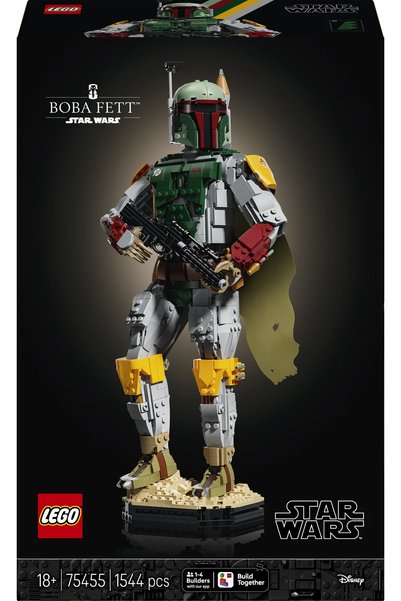 LEGO ® Star Wars™ Boba Fett™ 75455 - Yetişkinler için Dekoratif Model Yapım Seti (1544 Parça)