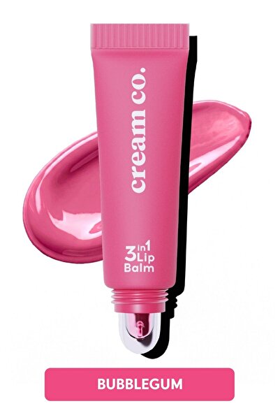 Cream Co. Nemlendirici Parlatıcı 3in1 Lip Balm | Dudak Bakım | Bubblegum Pemb...