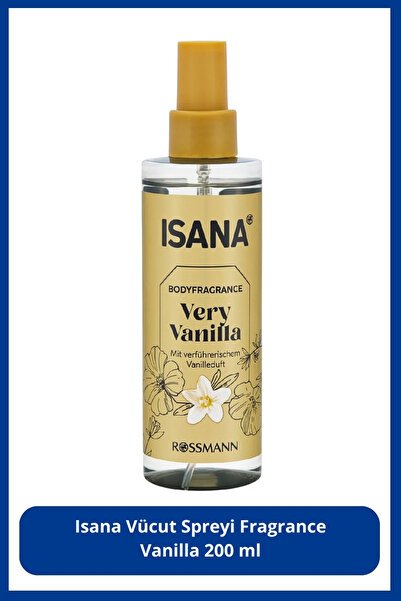 ISANA Vücut Spreyi Fragrance Vanilla 200 ml