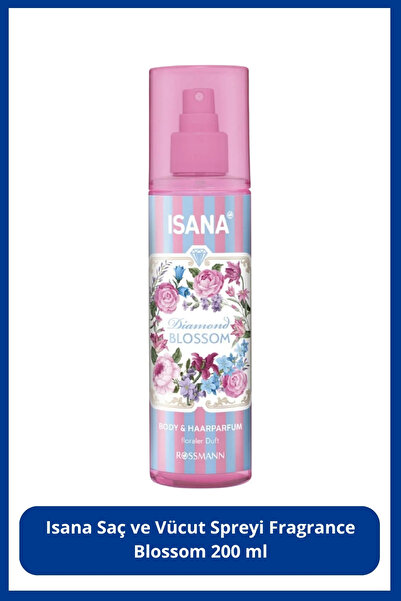 ISANA Saç ve Vücut Spreyi Fragrance Blossom, 200 ml