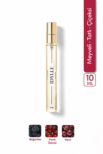 ILLUSIONE FRAGRANCE Idylle Edp Kadın Seyahat Boy Parfüm 10ml | Meyveli-şekerl...