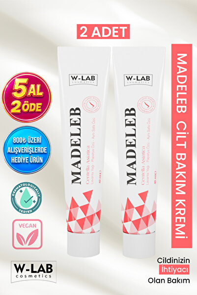 W-Lab Cosmetics Madeleb Cilt Bakım Kremi 2 li Set