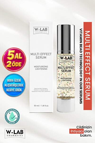 W-Lab Cosmetics Multi Effect Serum Aydınlık Görünüm, Nem ve Pürüzsüz Cilt Bak...