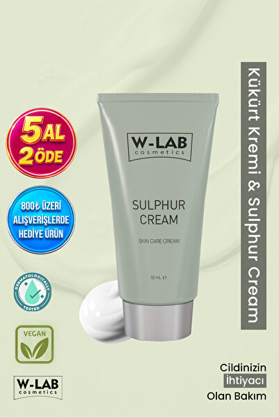 W-Lab Cosmetics Kükürt Kremi 50 ml - Sivilce Akne  ve Siyah Nokta Önleyici
