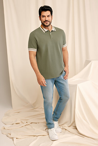 AC&Co / Altınyıldız Classics Erkek Petrol Mavisi Ekstra Slim Fit Dar Kesim Pa...