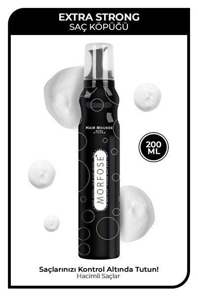 Morfose Extra Strong Saç Köpüğü 200 ml