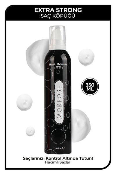 Morfose Köpük Extra Strong 350 ml (SİYAH)