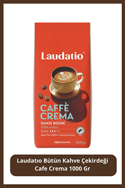 Laudatio Bütün Kahve Çekirdeği Cafe Crema 1000 Gr