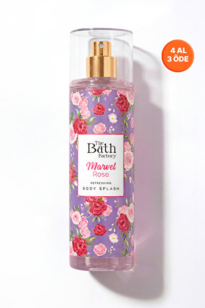 THE BATH FACTORY Marvel Rose Vücut Spreyi 200 ML