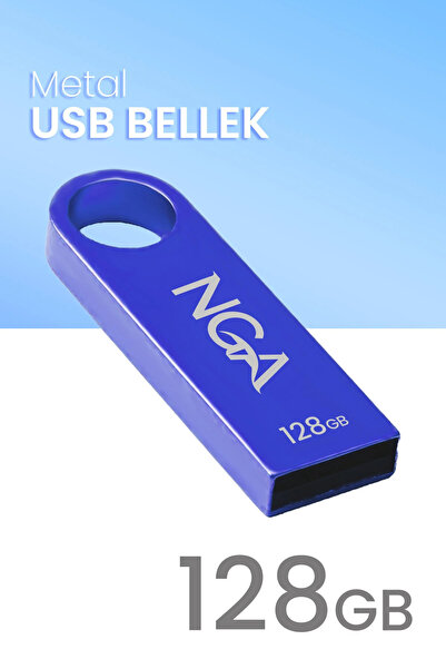 Nazalya 128GB Usb Bellek Metal Gövde Güvenli USB Memory - Flash Drive