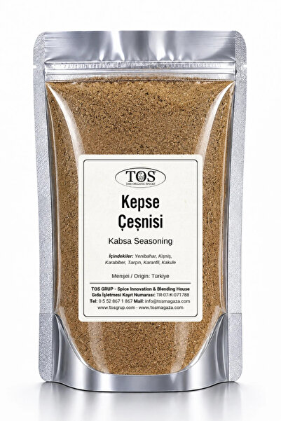 TOS The Organic Spices Kepse Çeşnisi 100 gr Kepse Seasoning - Premium Quality...