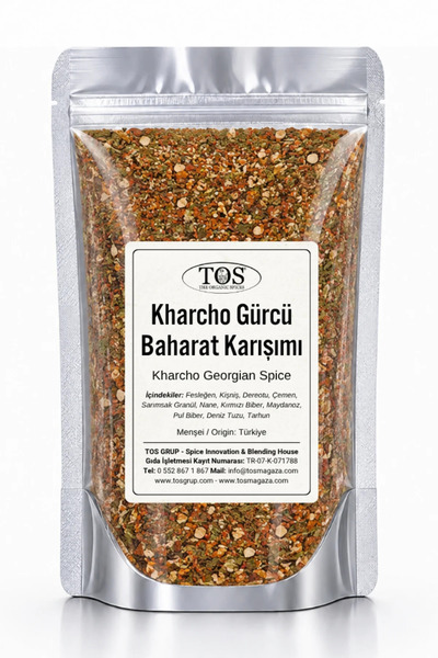 TOS The Organic Spices Kharcho Gürcü Baharat Karışımı 250 gr Kharcho Georgian...