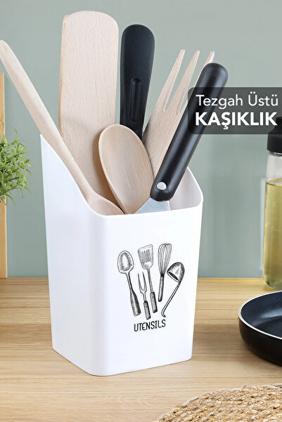 Meleni Home Countertop Cutlery - Kitchen Organizer Organizer Ladle Spoon Knif...