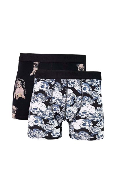 Tudors Men's 2-Piece Cotton Lycra Patterned Premium Series Stretch Fabric Box...
