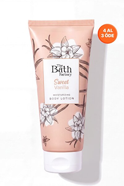 THE BATH FACTORY Sweet Vanilla Vücut Losyonu 200 ml