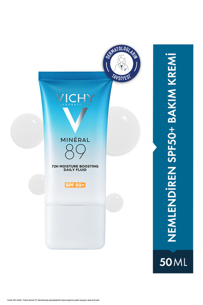 Vichy Mineral 89 72 Saat Nemlendiren SPF50+ Korumalı Gündüz Bakım Kremi 50 ml