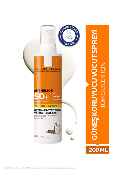 La Roche Posay Anthelios SPF50+ Invisible Yüksek Korumalı Vücut Güneş Kremi S...