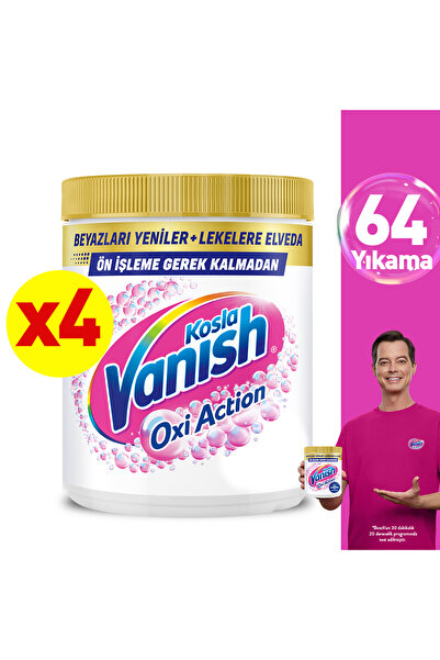Vanish Oxi Toz Beyaz 4x480 gr