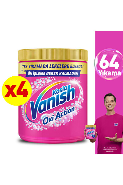 Vanish Oxi Toz Renkli 4x480 gr