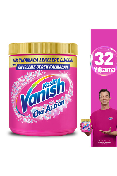 Vanish Oxi Action Renkliler İçin Deterjan Güçlendirici ve Leke Çıkarıcı Toz 9...