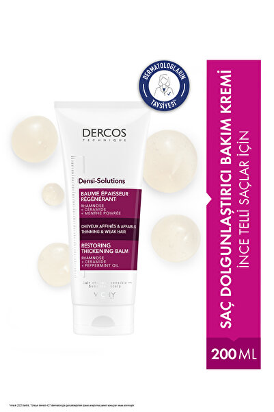 Vichy Dercos Densi Solutions Dolgunlaştırıcı Etkili Saç Kremi 200ml
