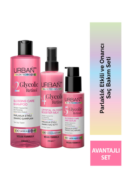 Urban Care Glycolic Retinol Parlaklık Etkili Saç Bakım Seti