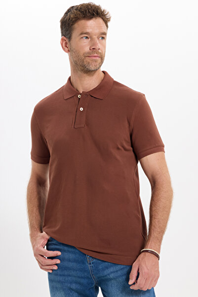 Tudors Men's Slim Fit Premium Series 100% Cotton Soft Texture Mercerized Brow...