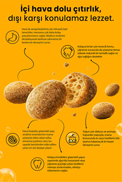 Reflex Crunchy Bubbles Duo Protein Somonlu ve Tavuklu Yetişkin Kedi Maması 10 kg