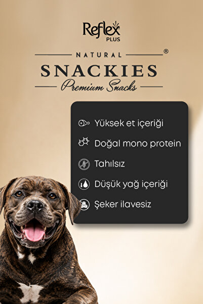 Reflex Plus Snackies Natural Füme Dana Etli Çubuklar Premium Köpek Ödül Maması 170g