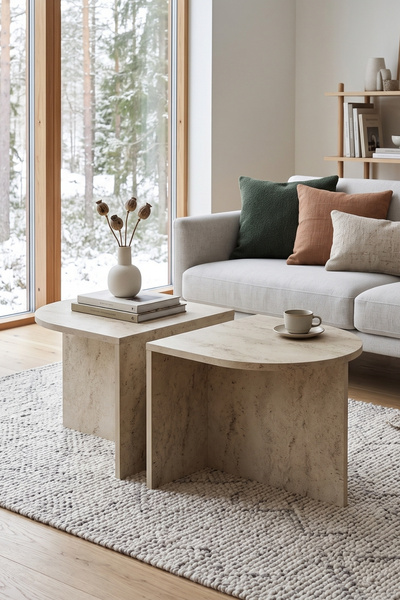 Skandi homeworks Twins 2li Orta Sehpa