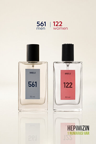 Bargello Kadın & Erkek Parfüm Seti 122 Oriental 561 Fresh 50 ml Edp