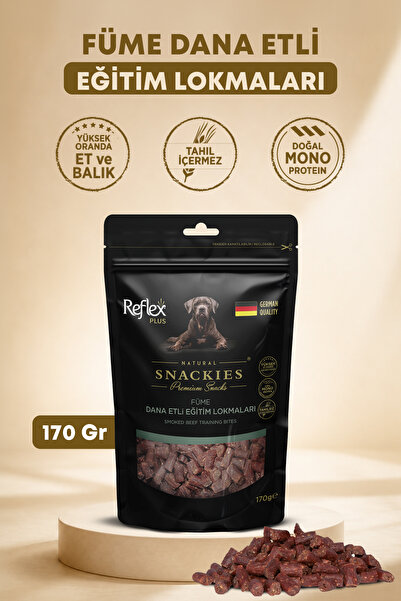 Reflex Snackies Füme Dana Etli Eğitim Lokmaları Köpek Ödül Maması 170gr