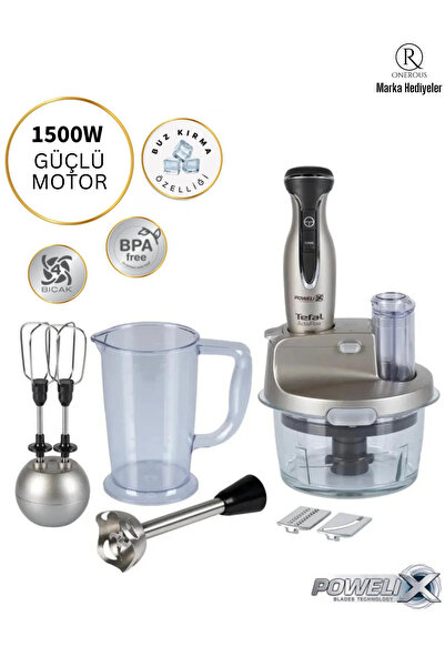 TEFAL Cam Mutfak Robotu, 1500 Watt Cam Mutfak Robotu, Hızlı Ve Kolay Çırpma, ...