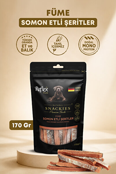 Reflex Snackies Natural Füme Somon Etli Şerit Köpek Ödül Maması 1 -TY5609715