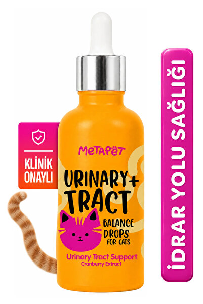 Metapet Kediler için Üriner Sistem Destekleyici Damla Vitaminleri, Urinary İd...