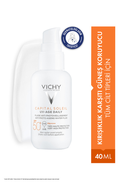 Vichy Capital Soleil UV Age Daily Foto-Yaşlanma Karşıtı SPF50+ Korumalı Güneş...