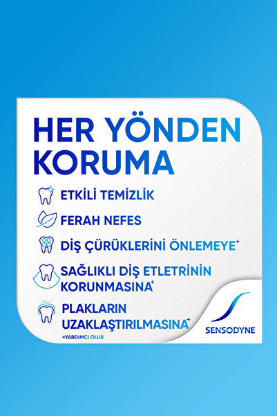 Sensodyne Tam Koruma Beyazlatıcı Diş Macunu 50 Ml. 5'li Set