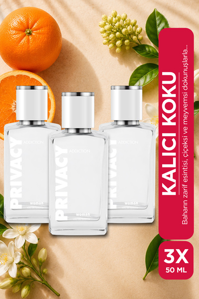 Privacy Woman Addiction Edt Kadın Parfüm 3x50 ml