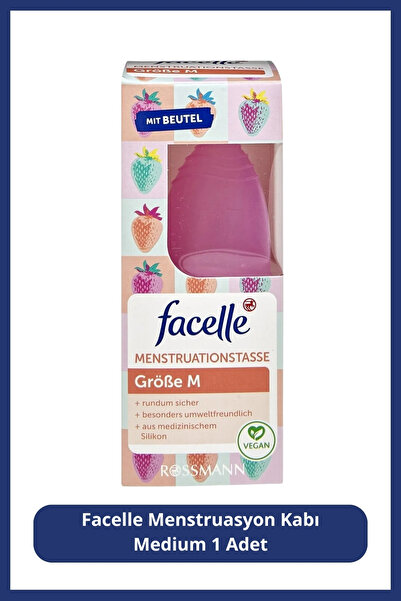 Facelle Menstruasyon Kabı - Medium - 1 Adet