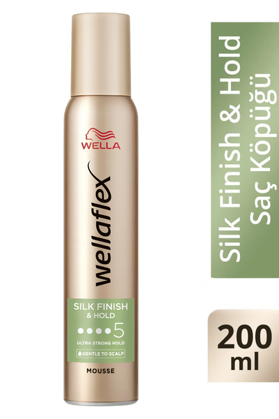 Wella Wellaflex Silk & Finish Hold İpeksi Görünümlü Tutuş Sağlayan Saç Köpüğü...