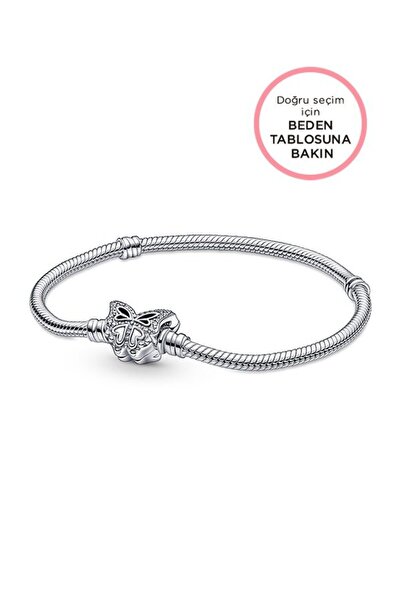 Pandora Moments Kelebek Klipsli Zincir Bileklik
