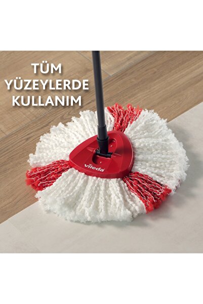 Vileda Turbo Extra Paspas, Üçgen Başlık, %20 Daha Fazla Kir Toplama