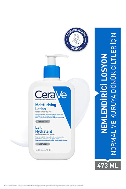CeraVe Hyalüronik Asit & Seramid İçerikli Nemlendirici Vücut Losyonu 473 ml