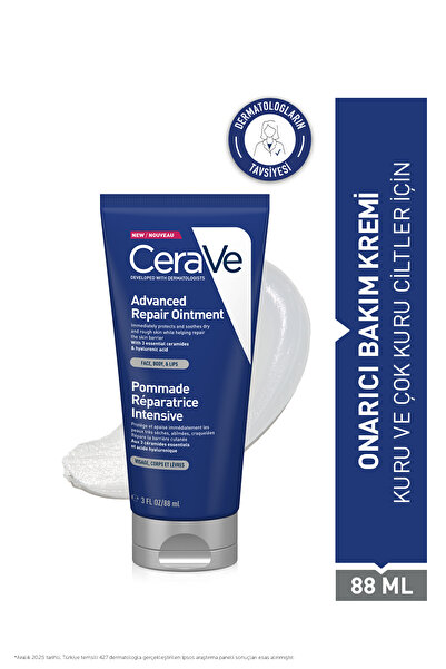 CeraVe Advanced Repair Ointment 3 Temel Seramid İçerikli Gelişmiş Onarıcı Bak...